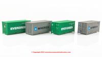 2F-028-200 Dapol 20ft Container Pack - Evergreen / Maersk
